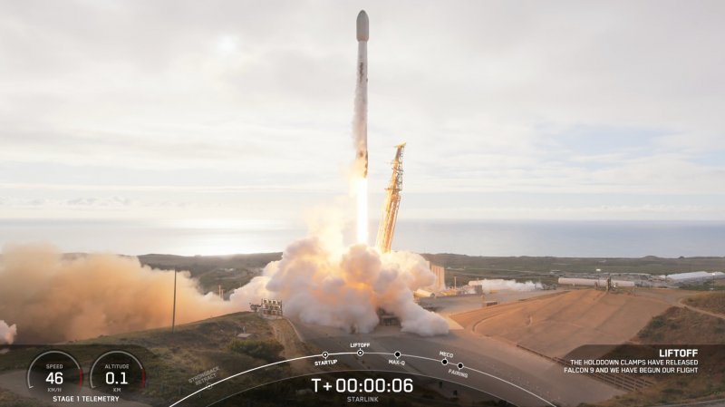 SpaceX launches 26 Starlink satellites from California base 