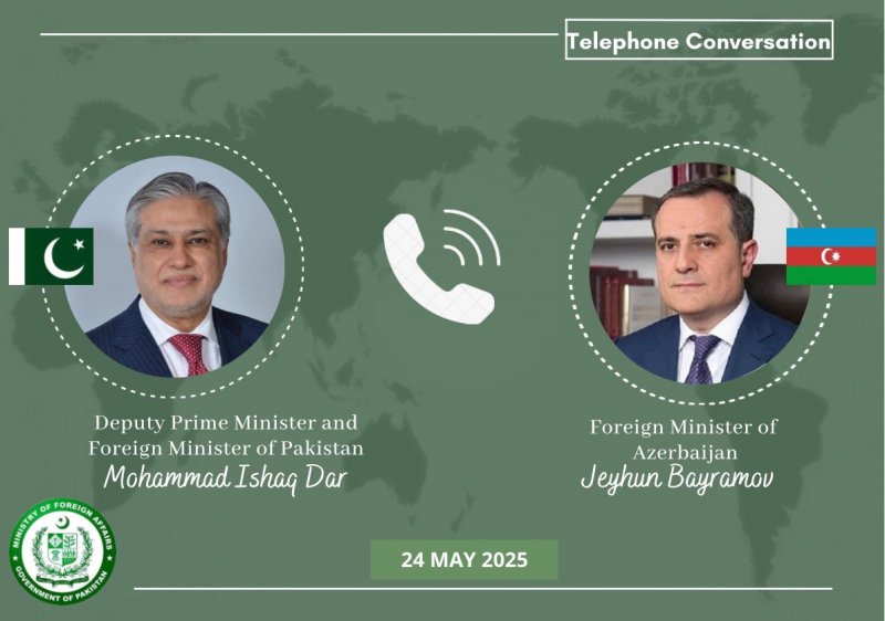 Azerbaijani FM holds phone call with his Pakistani counterpart 