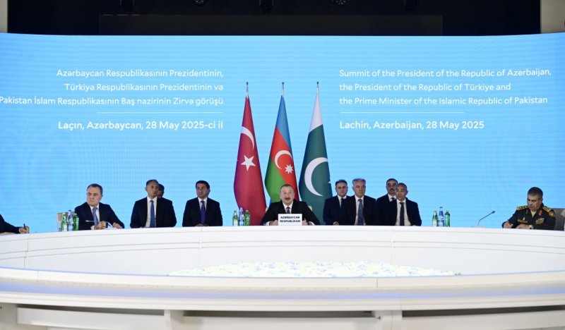 Lachin hosts trilateral summit of Leaders from Azerbaijan, Türkiye, and Pakistan 