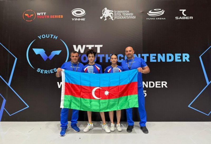 Azerbaijani table tennis team takes bronze in Uzbekistan 