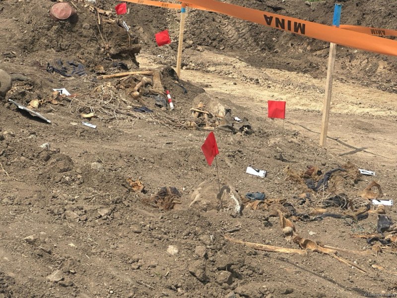 Azerbaijan unearths another mass grave in its liberated areas
