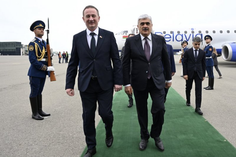 Belarusian premier arrives in Azerbaijan -  UPDATED 