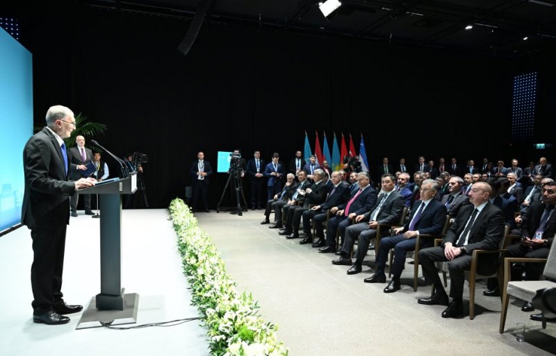 President Aliyev attends award ceremony for Nobel laureate Aziz Sancar receiving Alisher Navoi Int’l Prize