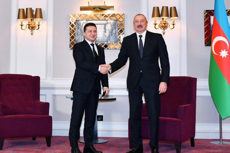Ukrainian President Volodymyr Zelensky has sent a letter of congratulations to President Ilham Aliyev