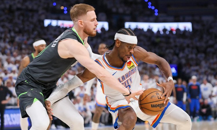 Gilgeous-Alexander shines as Thunder beat Timberwolves in Western finals opener