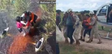 Group in Bolivia survives 36 hours in alligator-infested swamp after plane crash