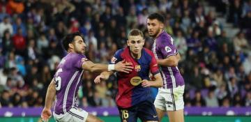 Barca keep title bid on track with 2-1 comeback win at Valladolid 