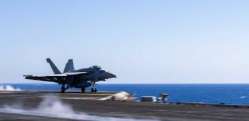 Another US fighter jet falls into sea from Truman aircraft carrier