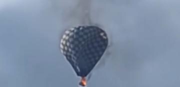 Hot air balloon fire in Mexico leaves one dead, two injured -  VIDEO 