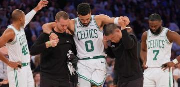 NBA playoffs: Knicks push Celtics to brink of elimination as Tatum exits with injury