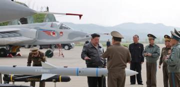 N. Korea's Kim oversees Air Force drills, urges increased war readiness 