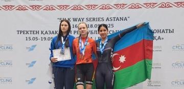 Another Azerbaijani female cyclist claims omnium bronze in Kazakhstan 