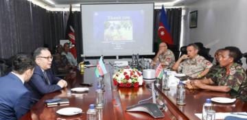 Kenya’s Peace Training Centre chief briefed on Azerbaijan demining efforts 