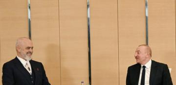 Azerbaijan’s president congratulates Albanian prime minister
