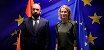 Armenian FM, Kaja Kallas discuss Azerbaijan-Armenia peace treaty 