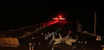 US strikes Houthi weapons depots in Sanaa 