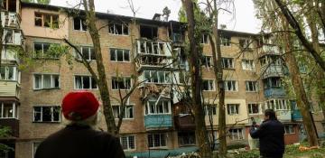 Russian drones attack Kyiv, apartment building hit, seven injured 