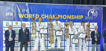 Azerbaijan's karateka Salahat Hasanov crowned two-time world champion 