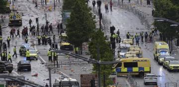 Man detained after car plows into crowd at Liverpool FC victory parade 