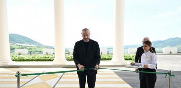 President Ilham Aliyev attends opening of “Lachin” Recreation Complex