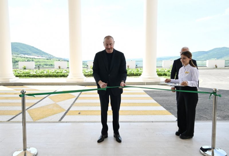 President Ilham Aliyev attends opening of “Lachin” Recreation Complex