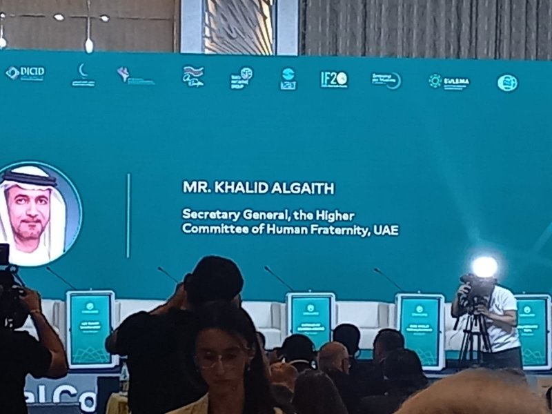 Head of Higher Committee of Human Fraternity: Tolerant world must be built together 