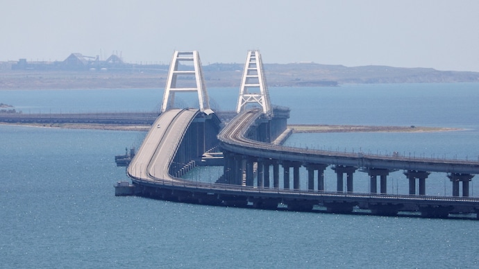 Ukraine claims underwater explosives hit Russia-Crimea bridge 