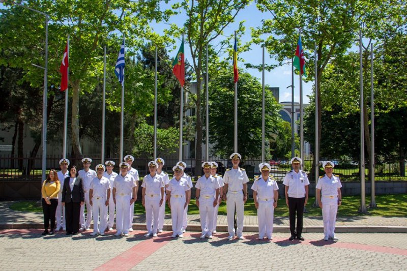 Azerbaijani flag hoisted at NATO Maritime Security Centre of Excellence 