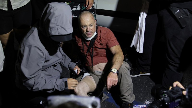 British photographer shot by police during Los Angeles riots