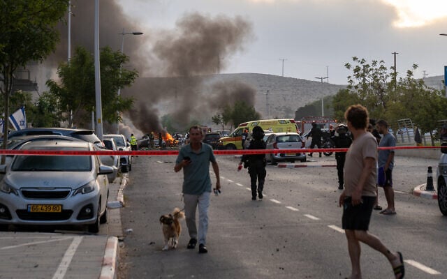 Iranian missile hits Israel's Beersheba, injuring at least 7