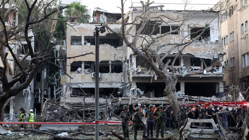 Several injured as Iran fires missiles at Israel’s Haifa -  VIDEO 