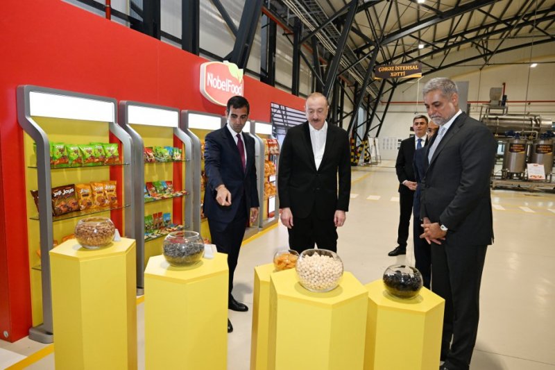 News about - President Ilham Aliyev attends opening of snack production plant in Baku