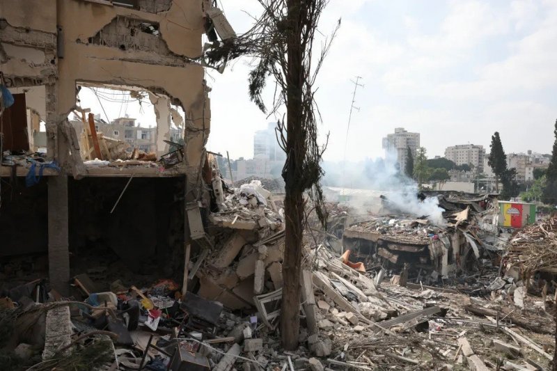 Iran fires 35 missiles at Israel in two salvos