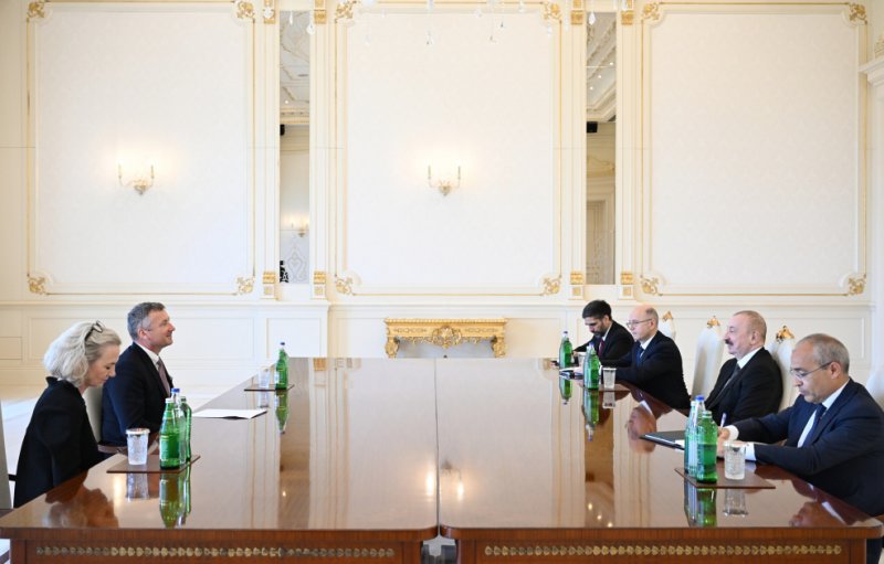 Azerbaijan's president receives ExxonMobil vice president