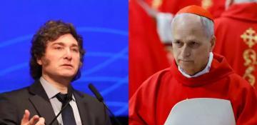 Pope Leo XIV meets Argentine President Milei 