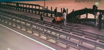 Ukraine's SBU strikes Crimean Bridge with underwater explosives -  VIDEO 