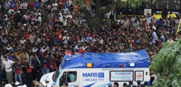 Eleven killed in crowd crush outside India cricket stadium 