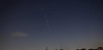 Israeli military reports detecting dozens of incoming missiles 