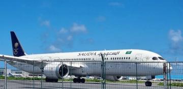 Police inspect Saudia Airlines plane over bomb threat