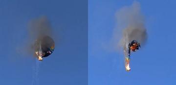 At least eight dead in Brazil hot air balloon crash -  VIDEO 