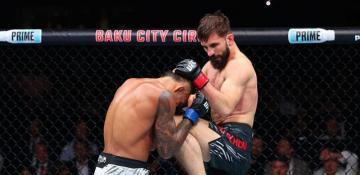UFC Baku: Azerbaijan’s Nazim Sadykhov beats Nikolas Motta by TKO