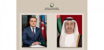 Azerbaijani, Emirati foreign ministers mull regional security issues 