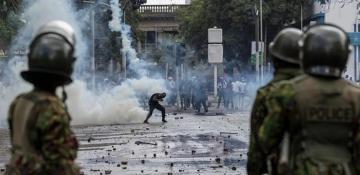 Kenyan minister defends police over protests, labels them a 'coup attempt'  -VIDEO 