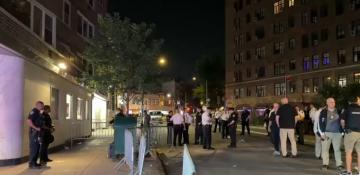 Two shot near Stonewall in Manhattan's Greenwich village 