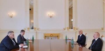 President Ilham Aliyev receives Russia’s deputy prime minister 