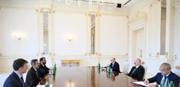 Azerbaijan’s president receives founder of Saudi Arabia’s ACWA Power
