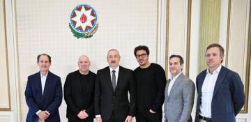 President Ilham Aliyev receives UFC president