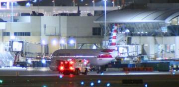 American Airlines flight makes emergency landing in Los Angeles -  VIDEO 