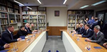 Zelenskyy holds talks with Mark Rutte 