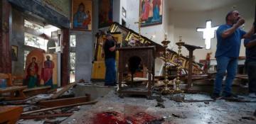 Suicide blast during Sunday mass at Damascus church kills at least 19  -VIDEO 